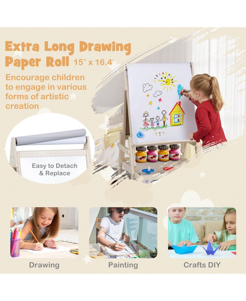 Ages 3+ Double-Sided Magnetic Easel