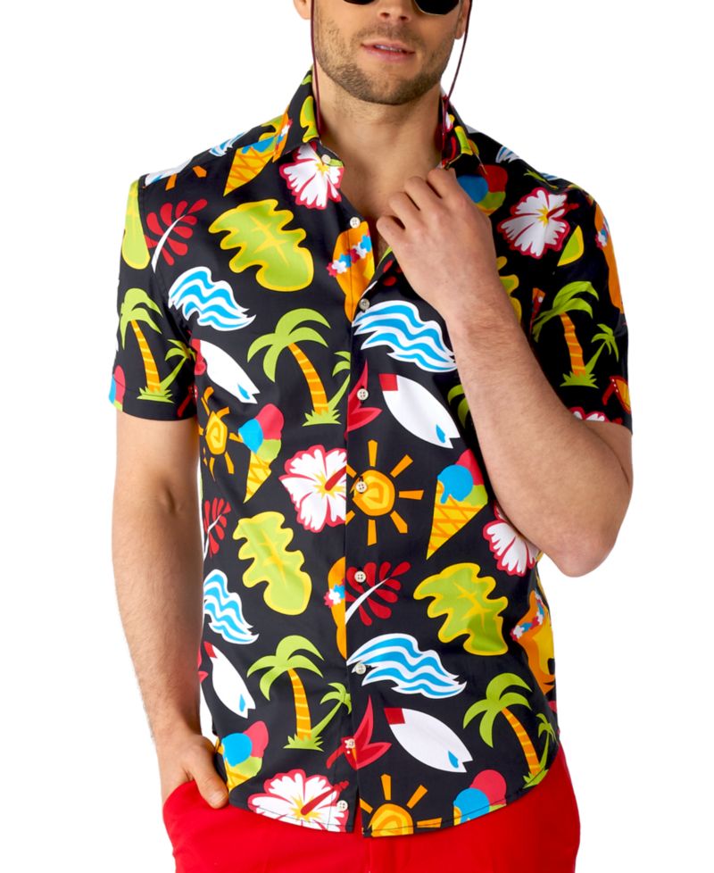 Men's SHIRT Short Sleeve Tropical Thunder