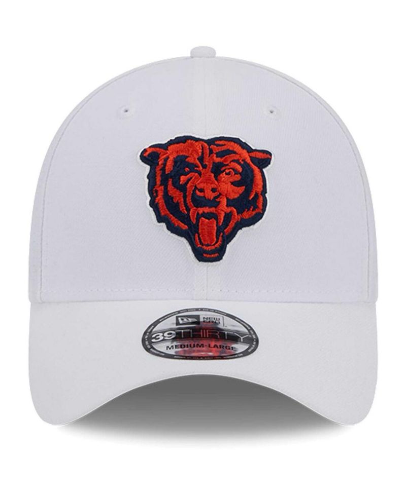 Men's White Chicago Bears Main 39Thirty Flex Hat