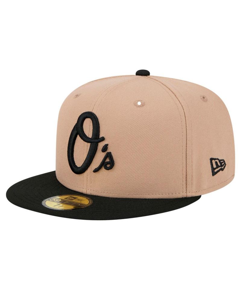 Men's Khaki Baltimore Orioles 59FIFTY Fitted Hat