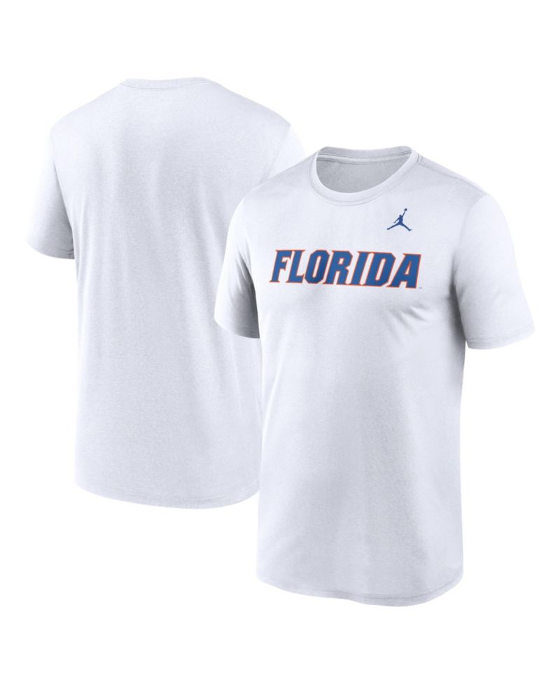 Men's White Florida Gators Primetime Legend Wordmark T-Shirt