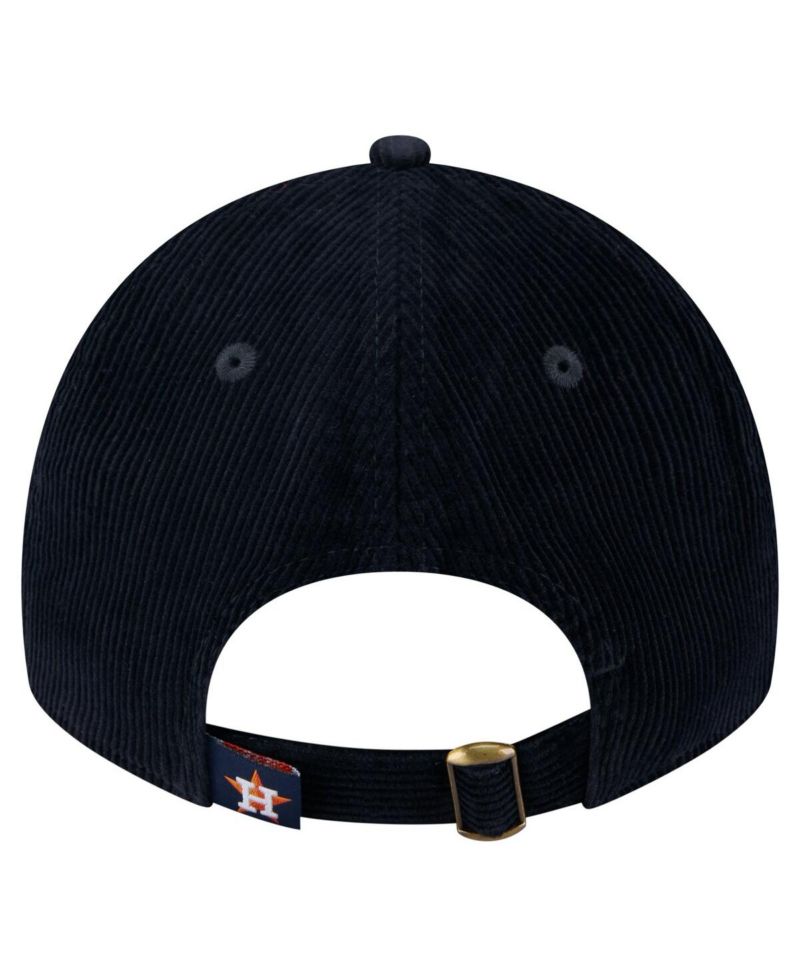 Women's Navy Houston Astros Corduroy 9TWENTY Adjustable Hat
