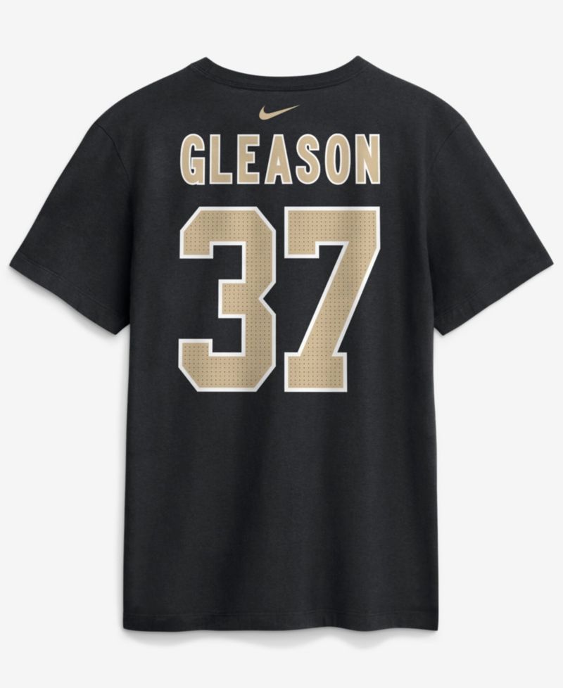 Men's New Orleans Saints Steve Gleason Retired Name Number Screen-Printed T-Shirt