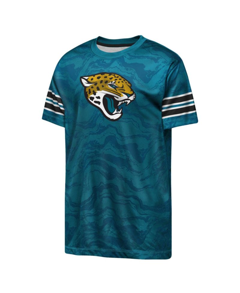 Boys' 4-20 Jacksonville Jaguars Slant Route Crew Neck T-Shirt
