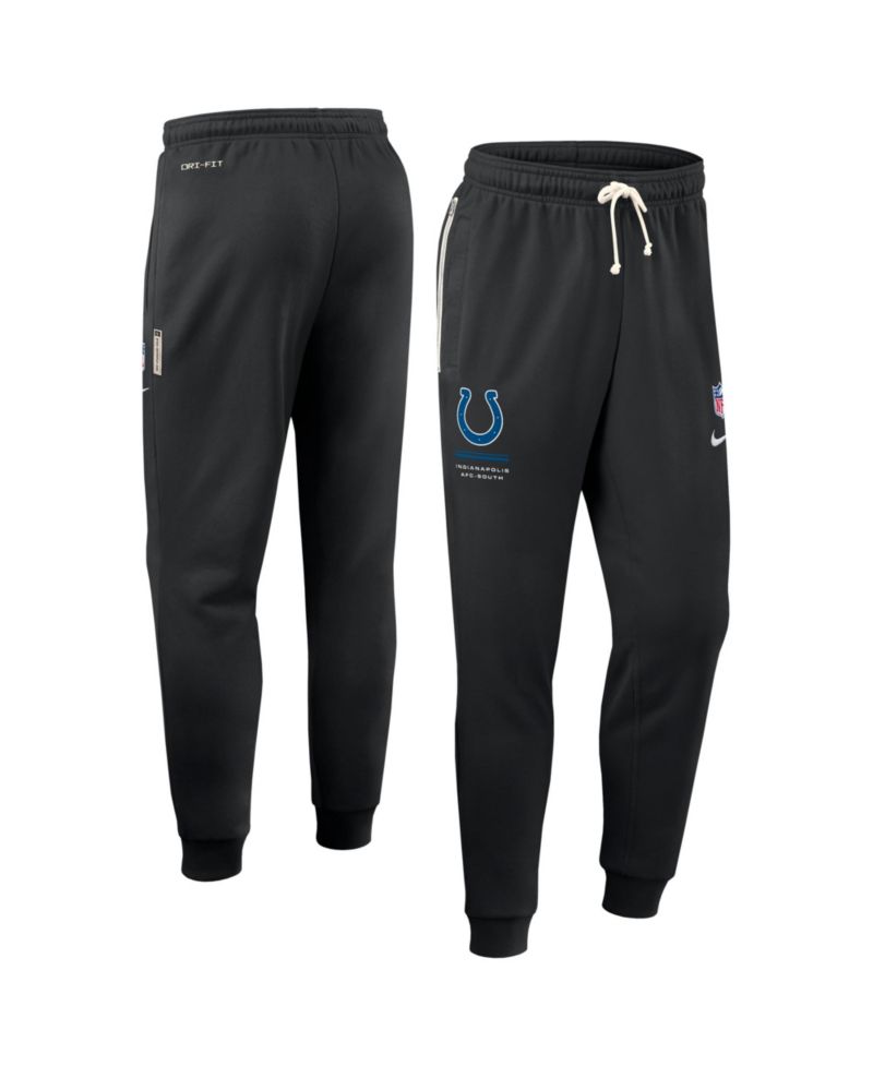 Men's Black Indianapolis Colts Sideline Standard Issue Dri-FIT Taper Pants