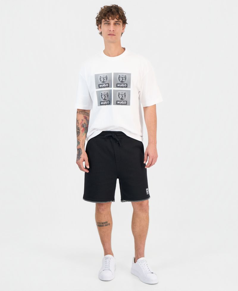 Men's Draxon Cotton Logo-Graphic T-Shirt