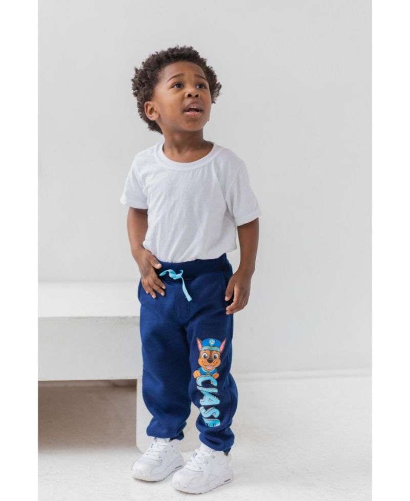 Toddler Boys Fleece 3 Pack Pants to (2T - 7-8