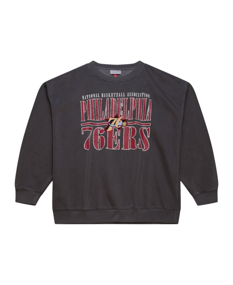 Men's Philadelphia 76ers NBA Downtown Collection Relaxed-Fit Fleece Sweatshirt
