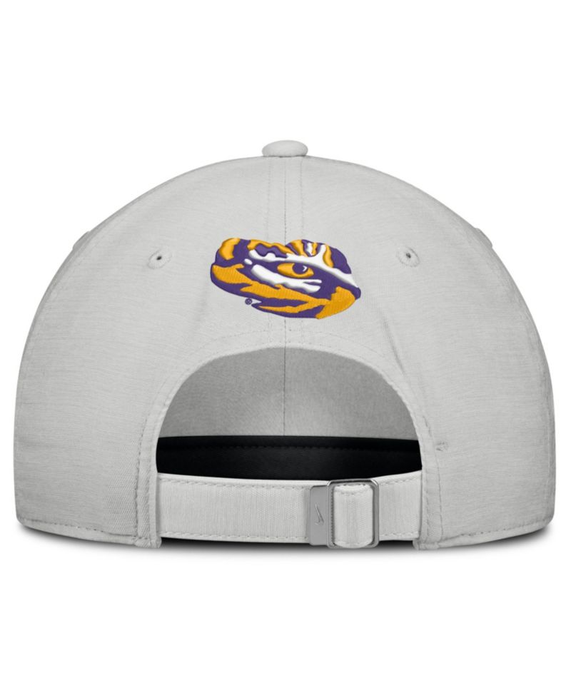 Men's and Women's Gray LSU Tigers 2026 On-Field Gameday Club Adjustable Hat