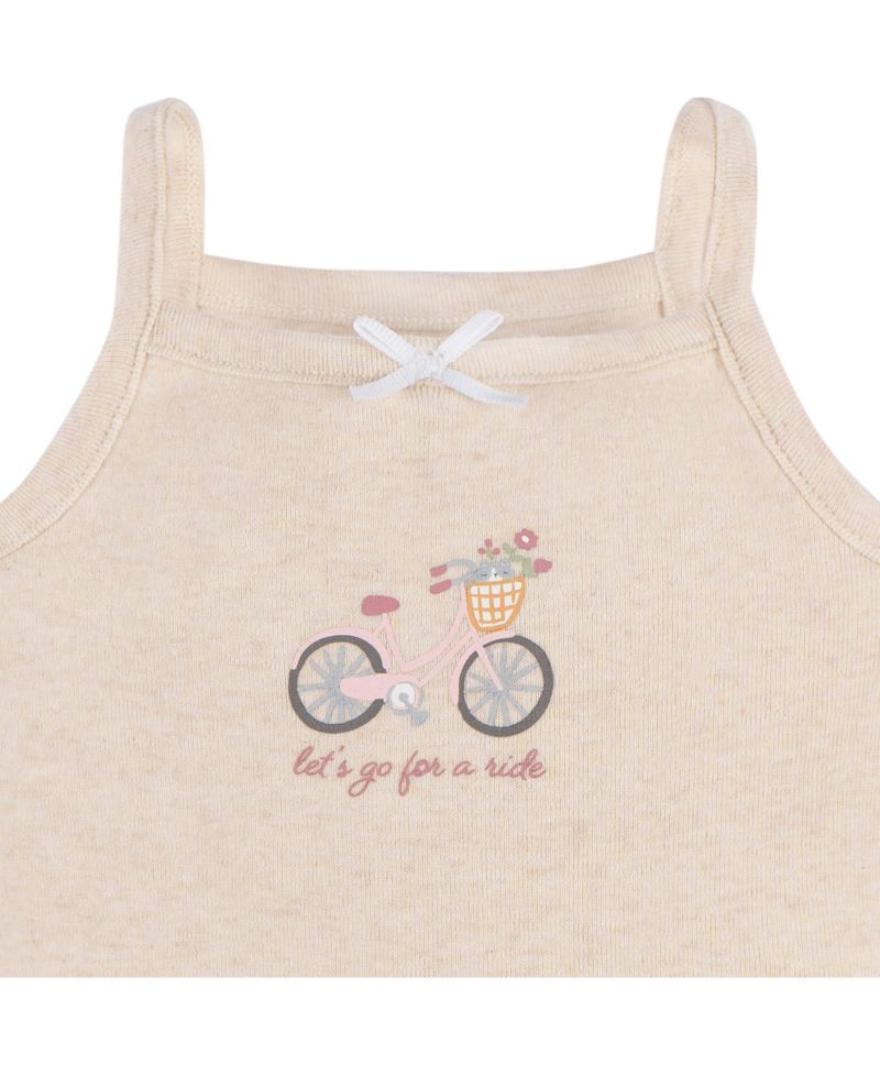 Baby Girls 4-Pack Sleeveless Onesies Bodysuits
