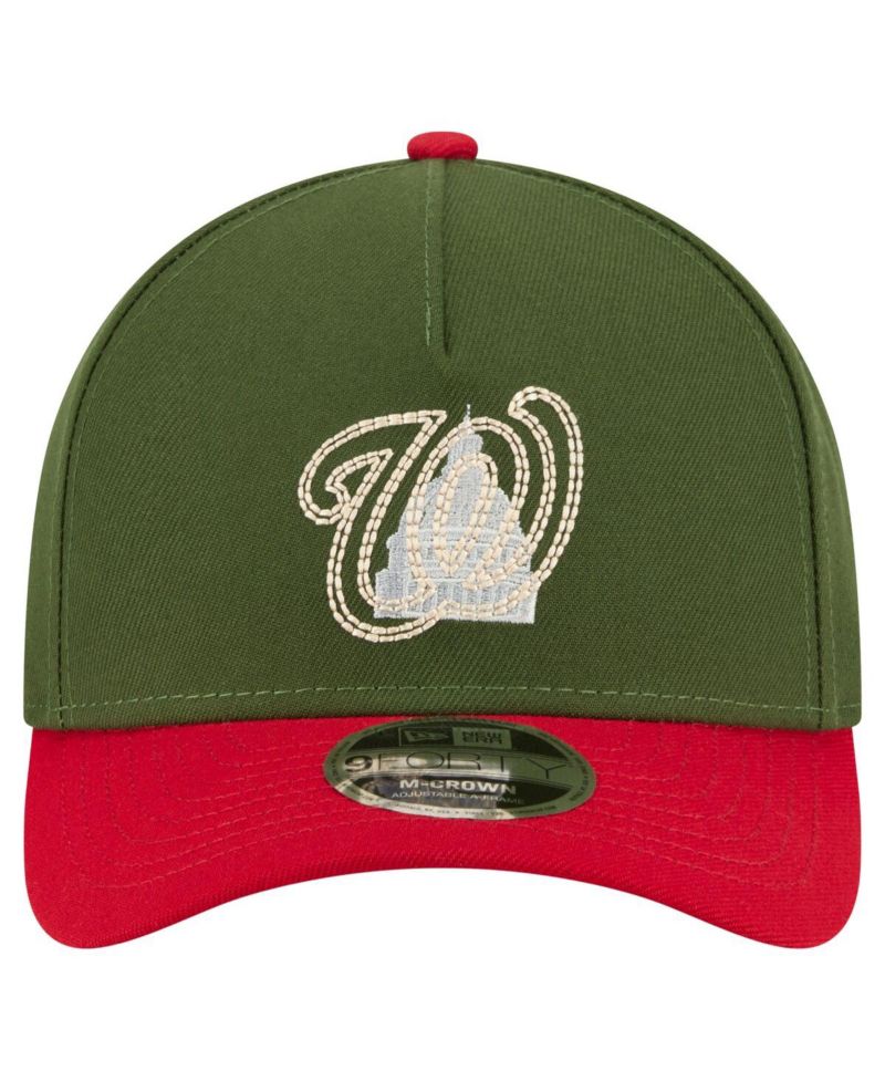 Men's Dark Green Washington Nationals City Feature 9FORTY A-Frame Adjustable Hat