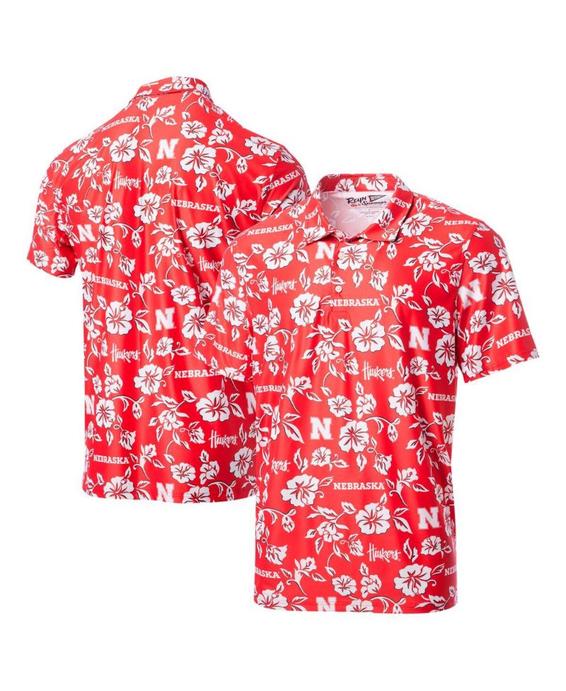 Men's Scarlet Nebraska Huskers Performance Polo Shirt