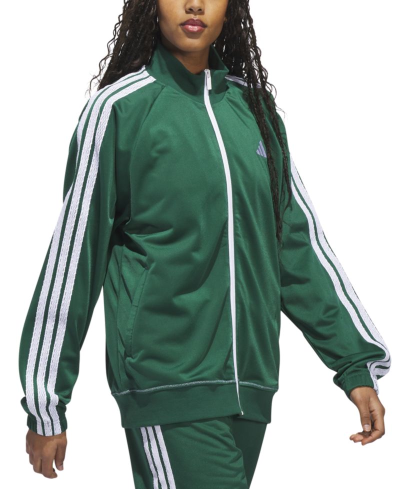 Women's Zip-Front Long-Sleeve Logo Track Jacket