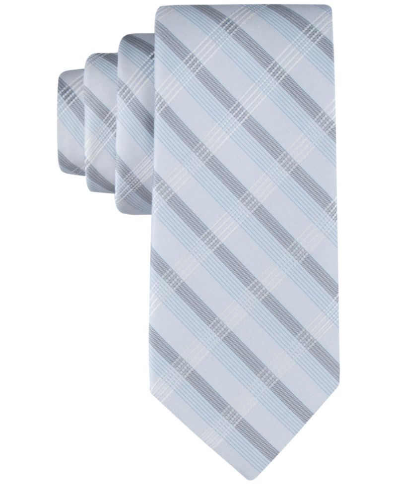 Men's Creme Plaid Tie