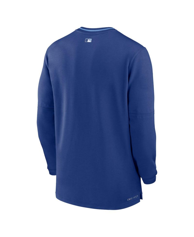 Men's Royal Kansas City Royals Authentic Collection Performance Half-Zip Top
