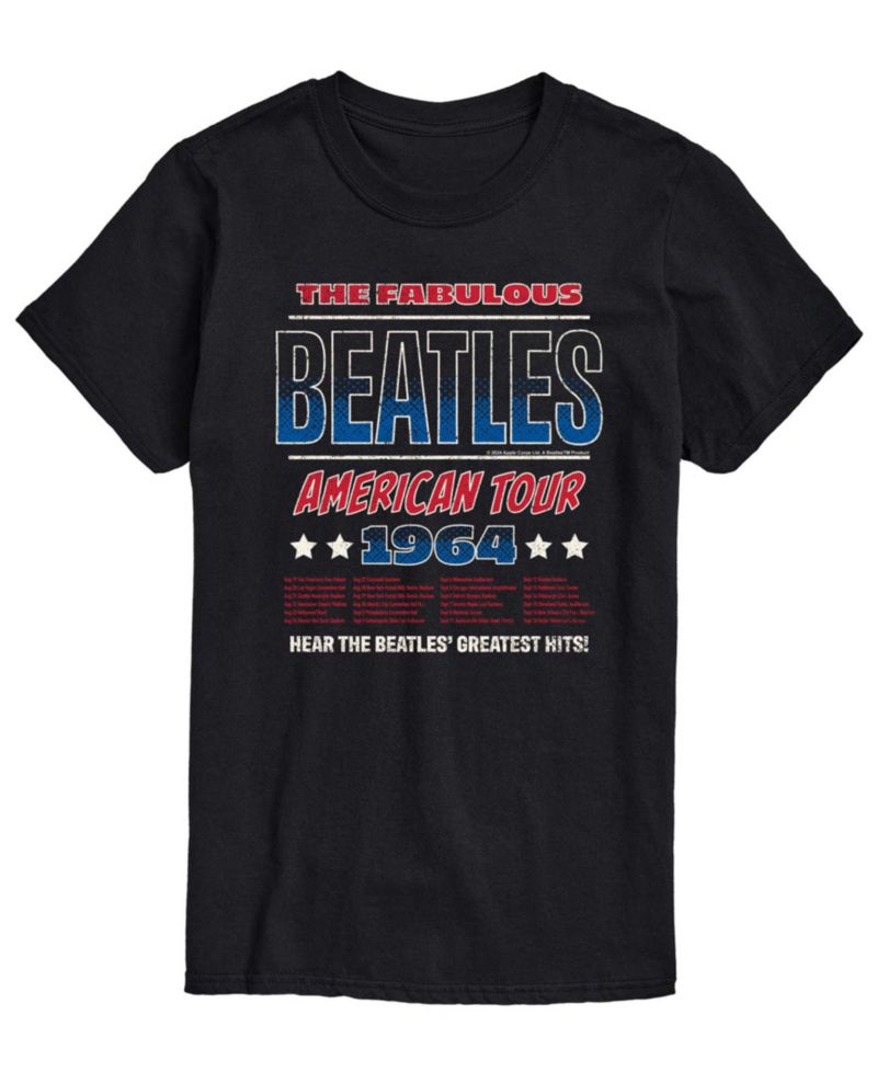 Men's The Beatles American Tour 64 Short-Sleeve Graphic T-Shirt