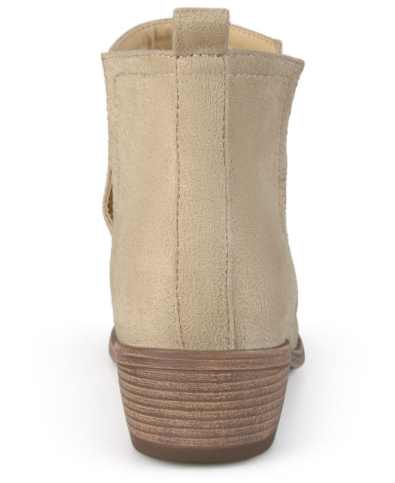 Women's Rimi Notched Ankle Stacked Heel Booties