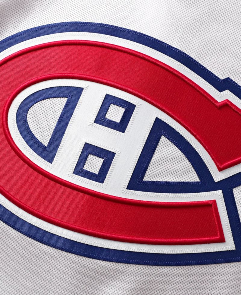 Men's Ivan Demidov White Montreal Canadiens Away Premium Jersey