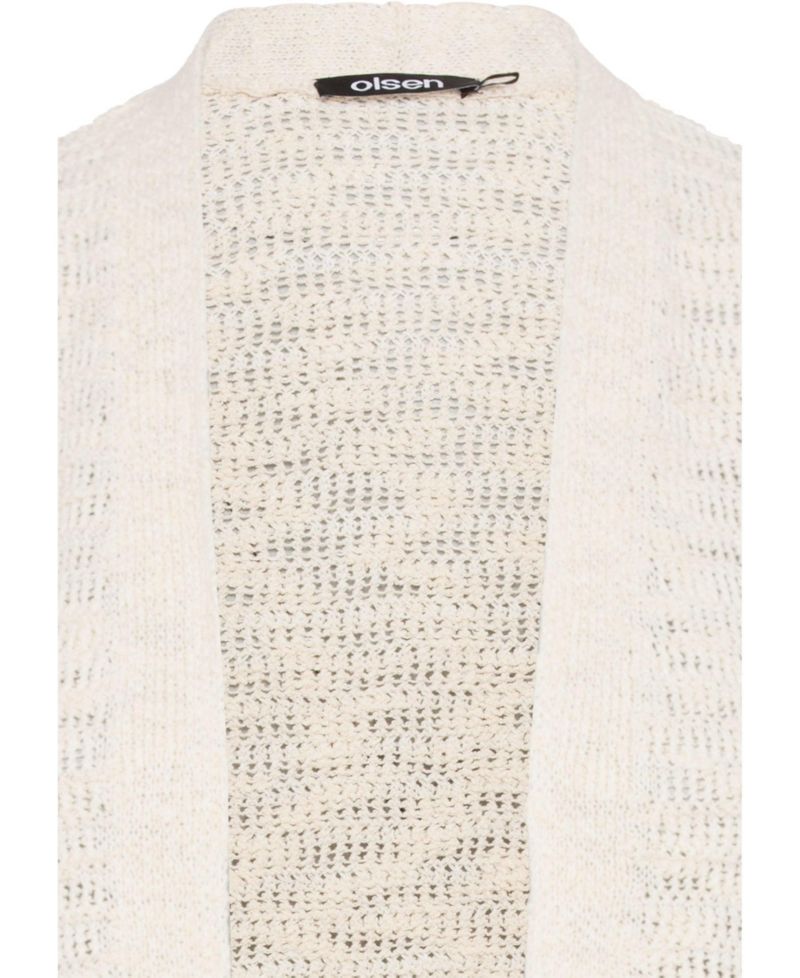 Women's Longline Fringe Trim Vest