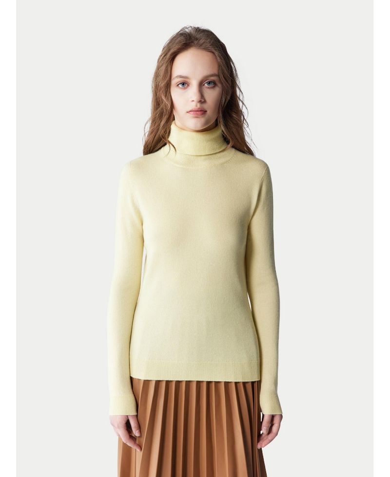 Women's Essential Cashmere Turtle Neck Sweater