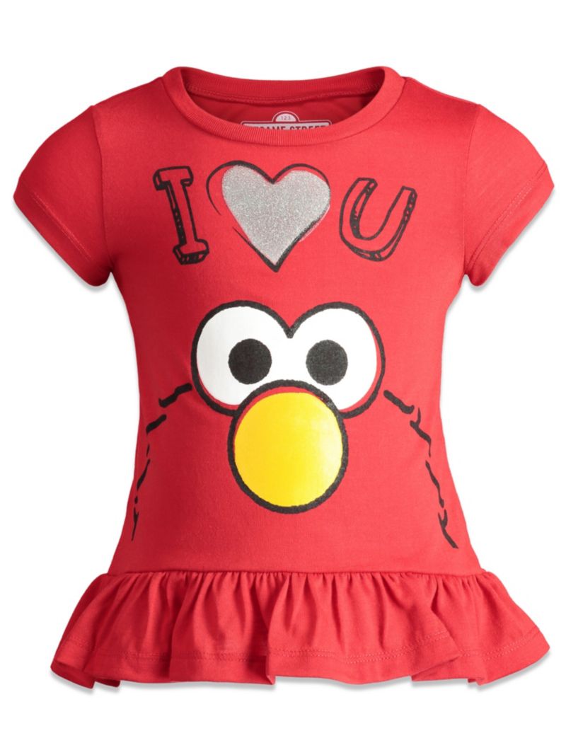 Baby Girls Pullover Peplum T-Shirt and Leggings Outfit Set