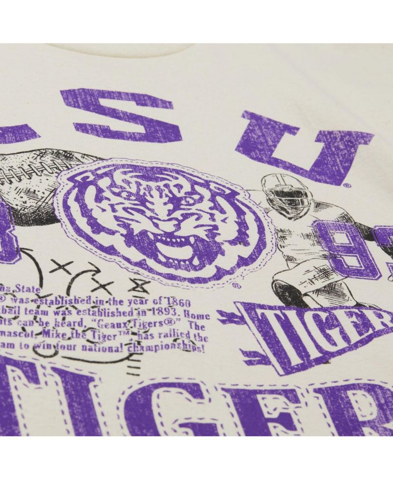 Men's Cream LSU Tigers Heritage Scholar T-Shirt