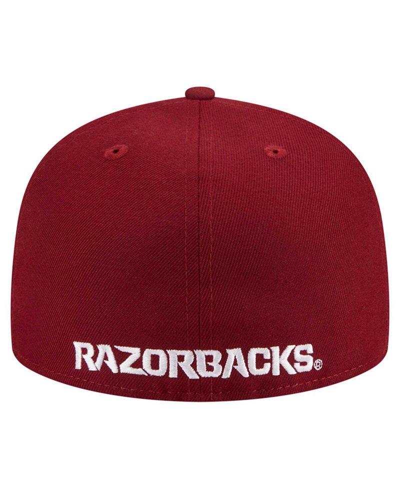 Men's Cardinal Arkansas Razorbacks 59FIFTY Fitted Hat