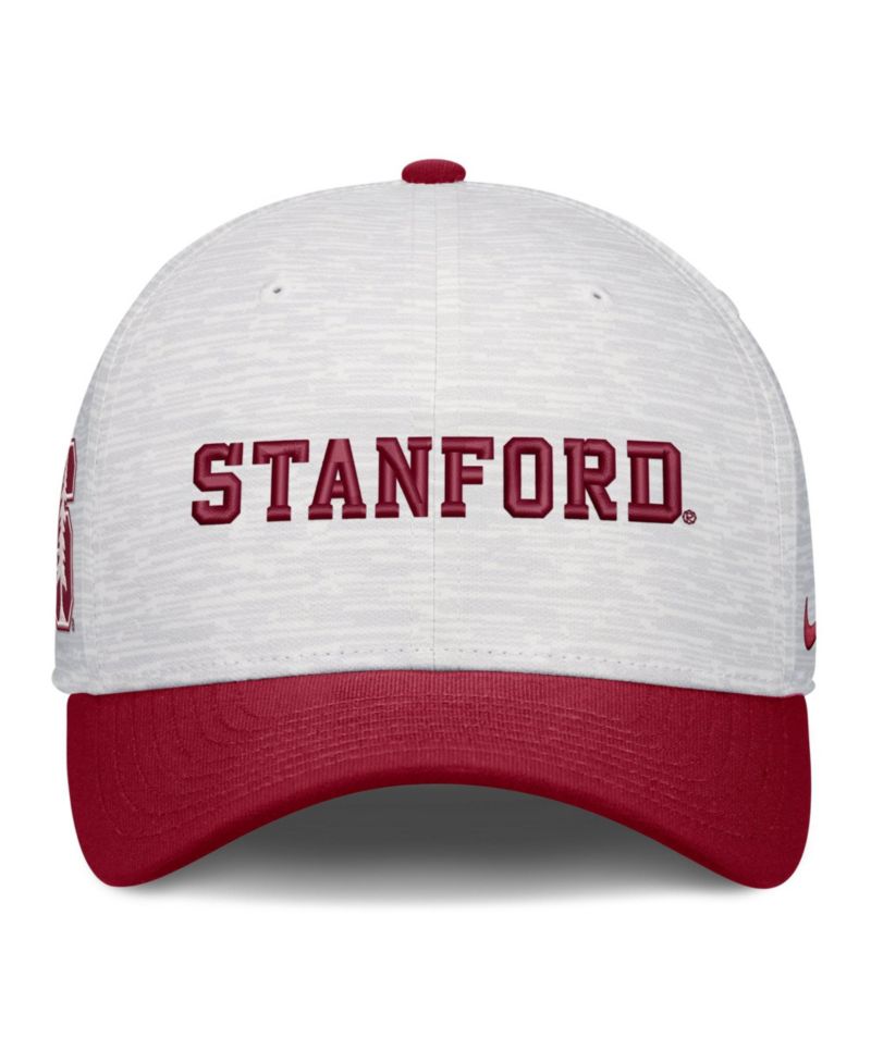 Men's and Women's White/Cardinal Stanford Cardinal Primetime Rise Adjustable Hat