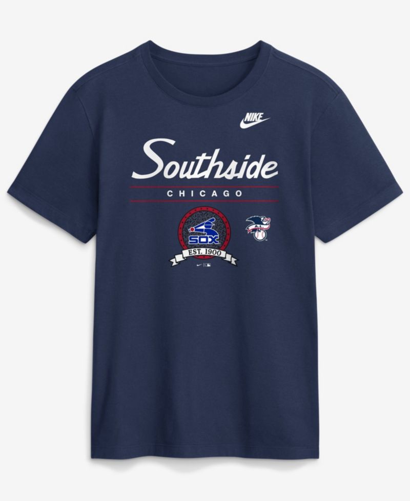 Men's Navy Chicago White Sox Cooperstown Graphic T-Shirt