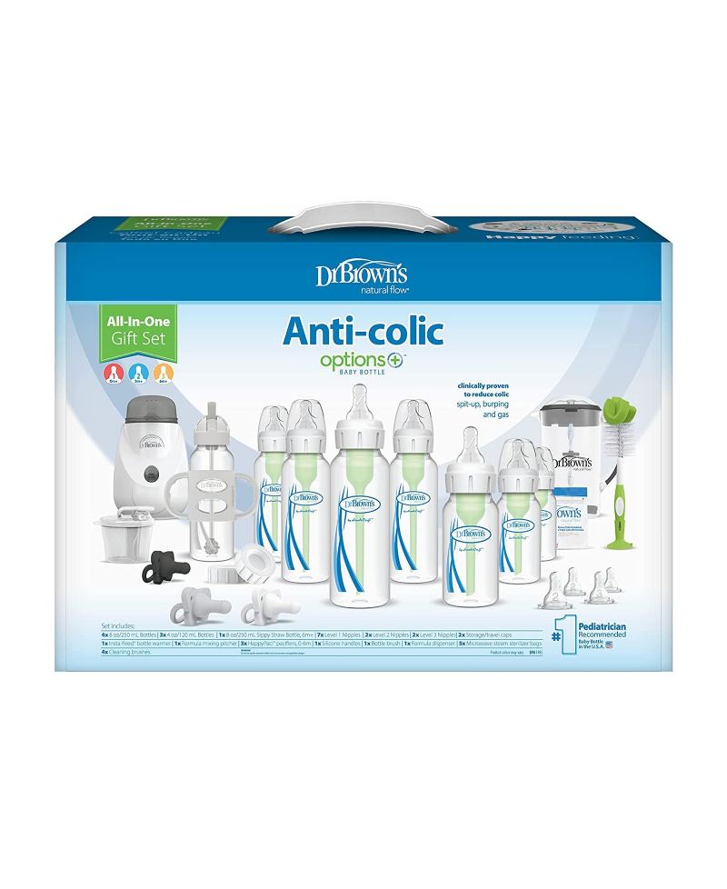 Baby 38 Piece Natural Flow Options+ All-in-One Baby Gift Set