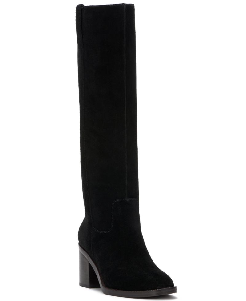 Women's Adana Tall Block Heel Boots, Regular, Wide and Extra-Wide Calf