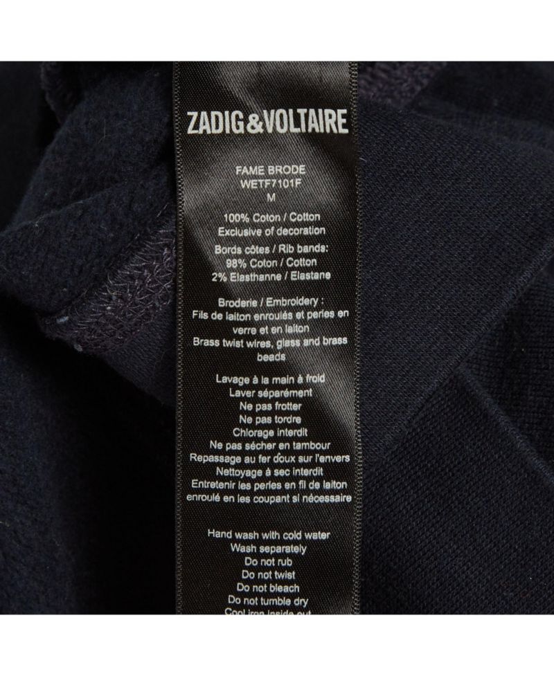 Women's Nay Embellished 'Muse' Cotton Fleece Top