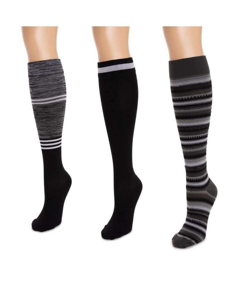 Women's 3 Pair Pack Compression Socks