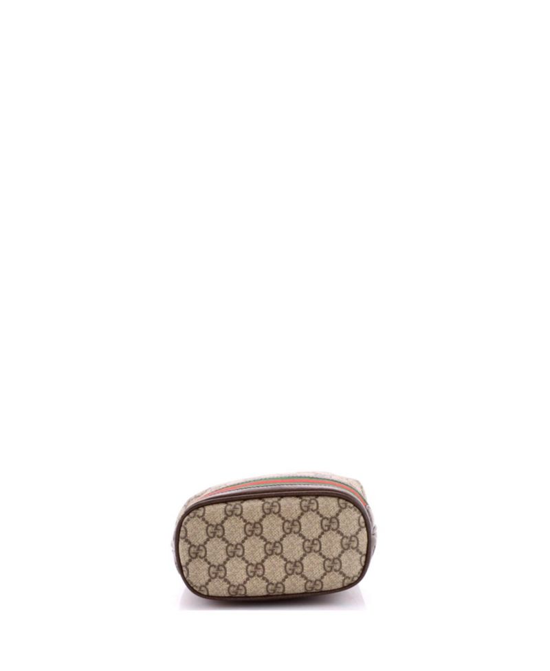 Mini Ophidia Bucket Bag GG Coated Canvas