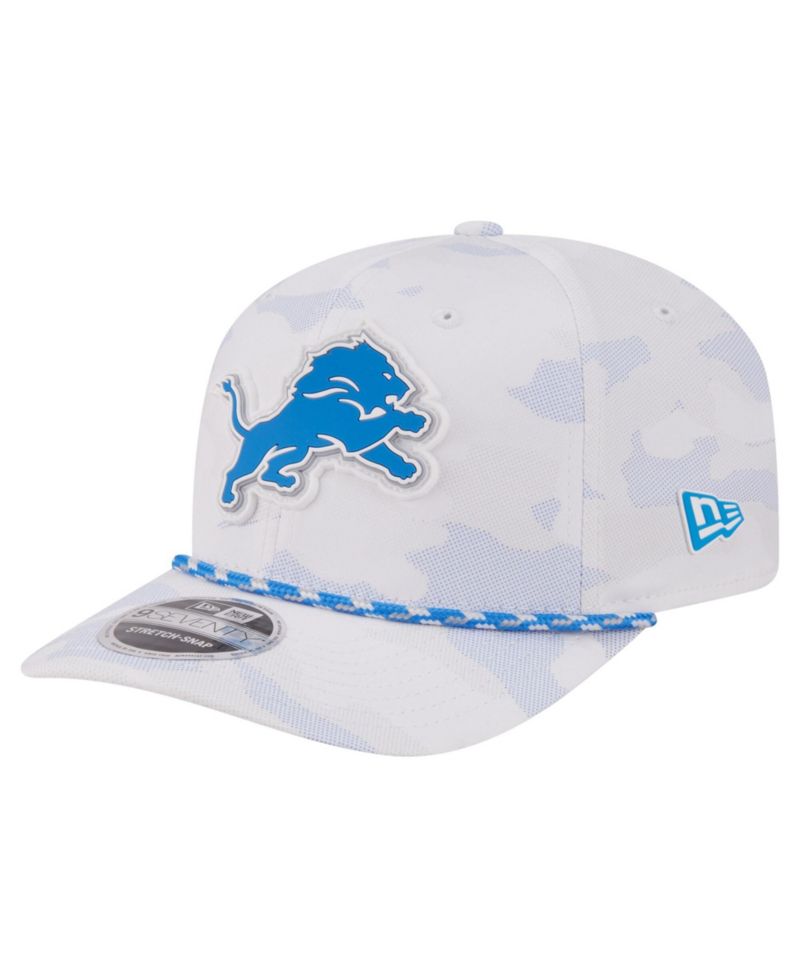 Men's White Detroit Lions Camo Rope 9SEVENTY Adjustable Hat