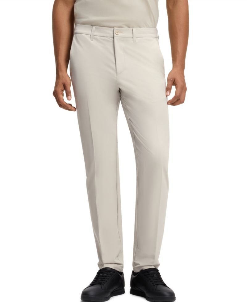 Men's Four-Way Stretch Slim-Fit Trousers