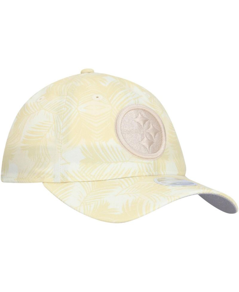 Women's Cream Pittsburgh Steelers Frond 9TWENTY Adjustable Hat