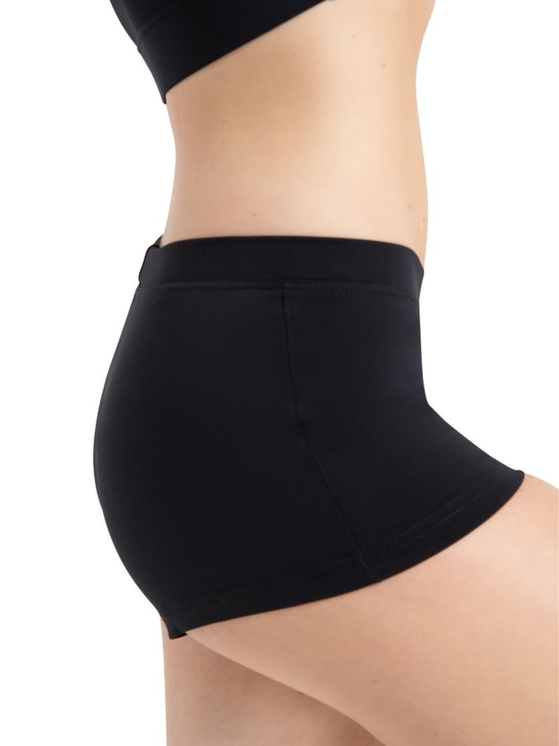 Plus Size Boy Cut Low Rise Shorts