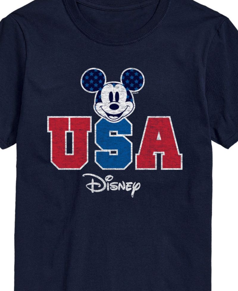 Men's Disney Mickey Mouse USA Short Sleeve T-Shirt