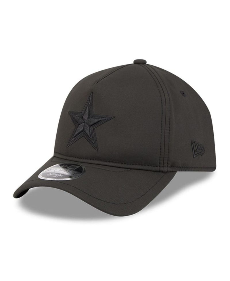 Men's Black Dallas Cowboys Apex 9FORTY Adjustable Hat