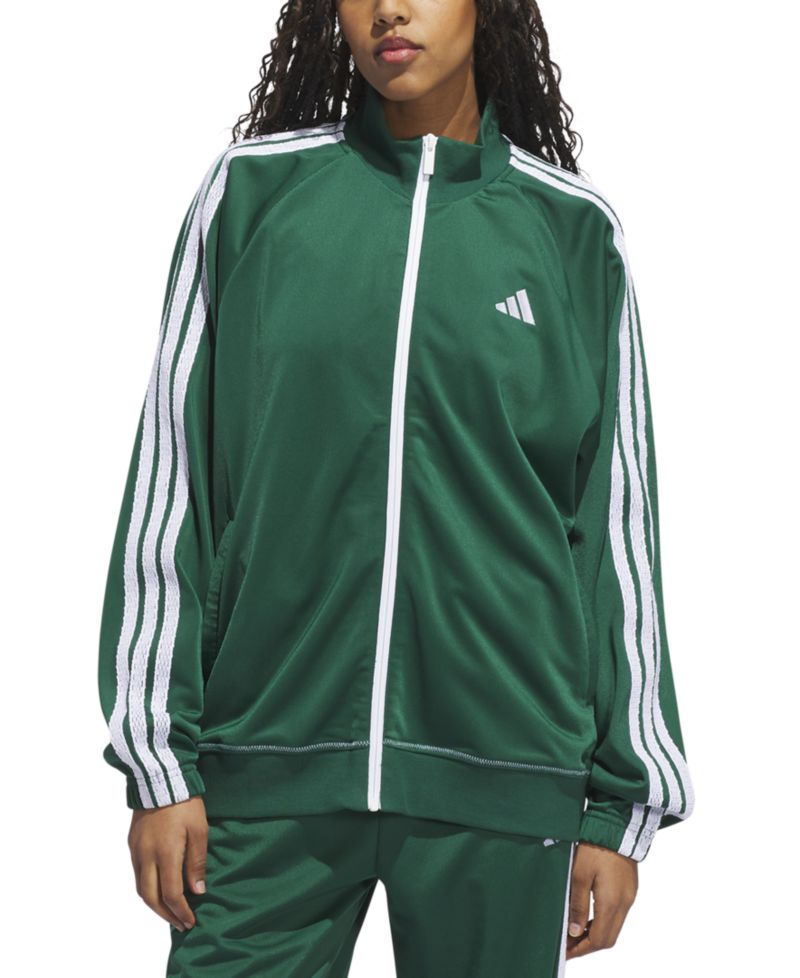 Women's Zip-Front Long-Sleeve Logo Track Jacket