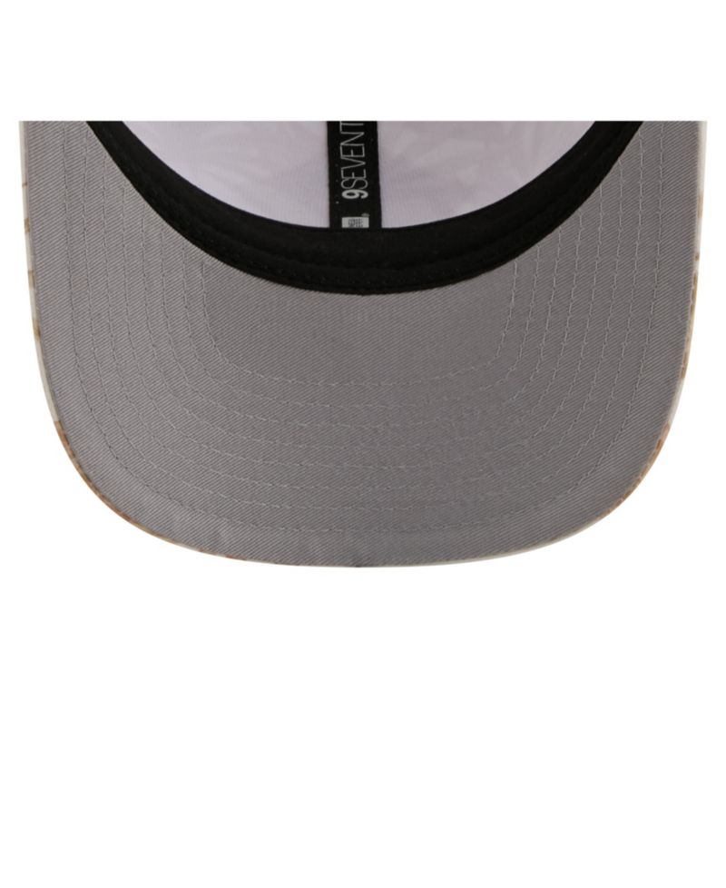 Men's Tan Boston Red Sox Tonal Palm COOLERA 9SEVENTY Adjustable Trucker Hat