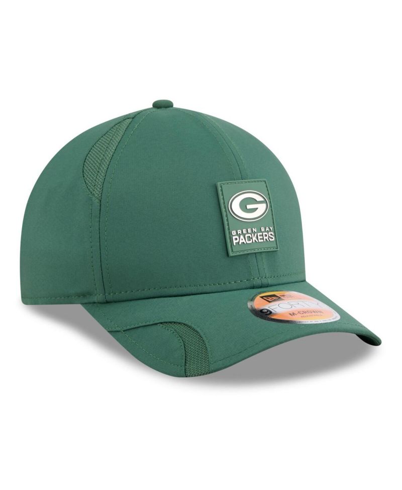 Men's Green Green Bay Packers 2025 Sideline M-Crown 9FORTY Adjustable Hat