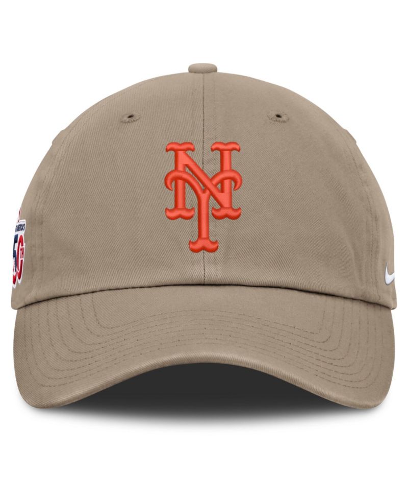 Men's Khaki New York Mets Celebrating America's 250th Club Adjustable Hat