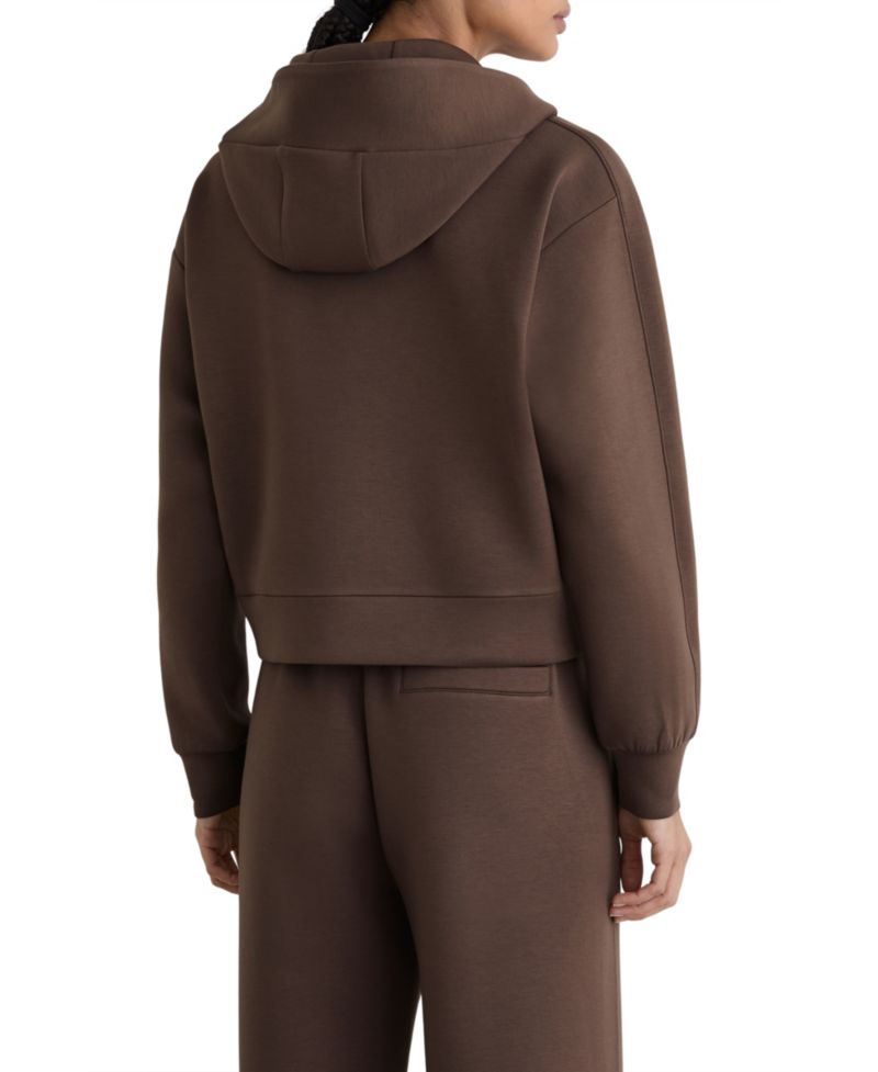Women's Lockie Premium-Interlock Half-Zip Kangaroo-Pocket Hoodie