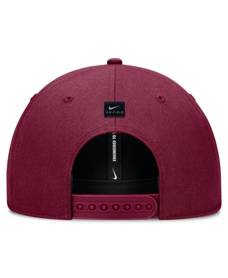 Men's and Women's Garnet Florida State Seminoles 2026 On-Field Gameday Rise Adjustable Hat