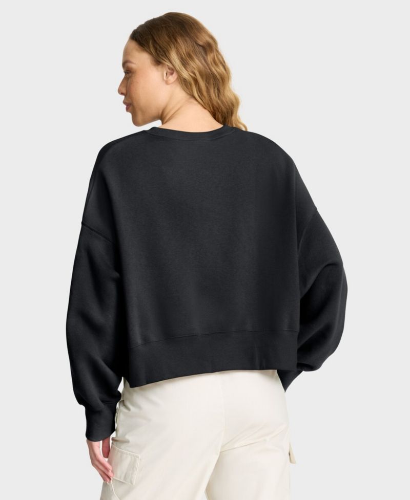 Women's Black Philadelphia Phillies Oversized Primetime Sweatshirt