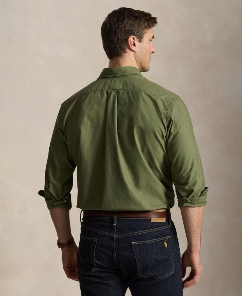 Men's Big & Tall Garment-Dyed Oxford Shirt