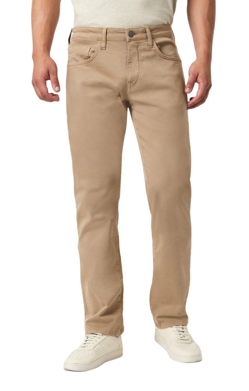 Men's Zach Straight Leg In Khaki Casual Twill Pant