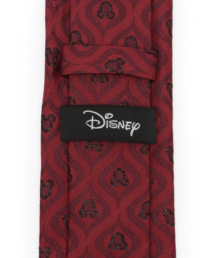Men's Mickey Mouse Holiday Metallic Silk Tie